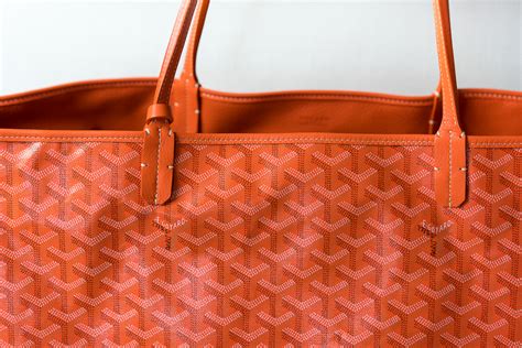 goyard's signature y print.